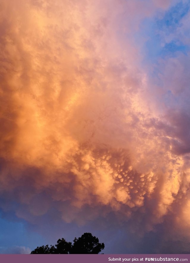 Louisiana evening sky