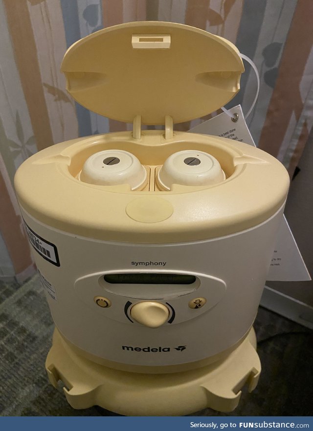 My breast pump looks like it’s seen some sh*t