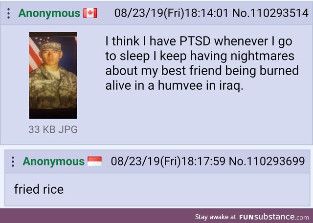 Anon has PTSD