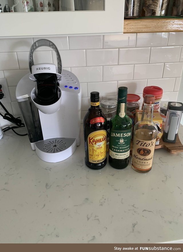 My work from home coffee station