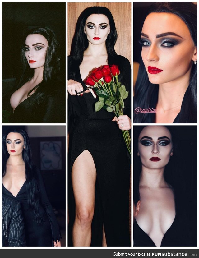 Sophia Turner as Morticia Addams