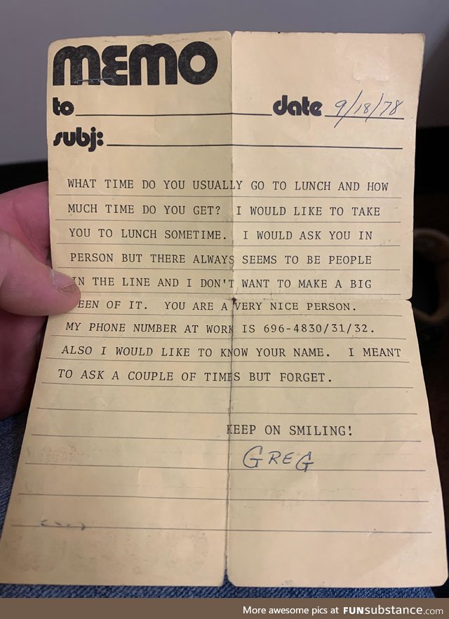 Check yes or no, circa 1978