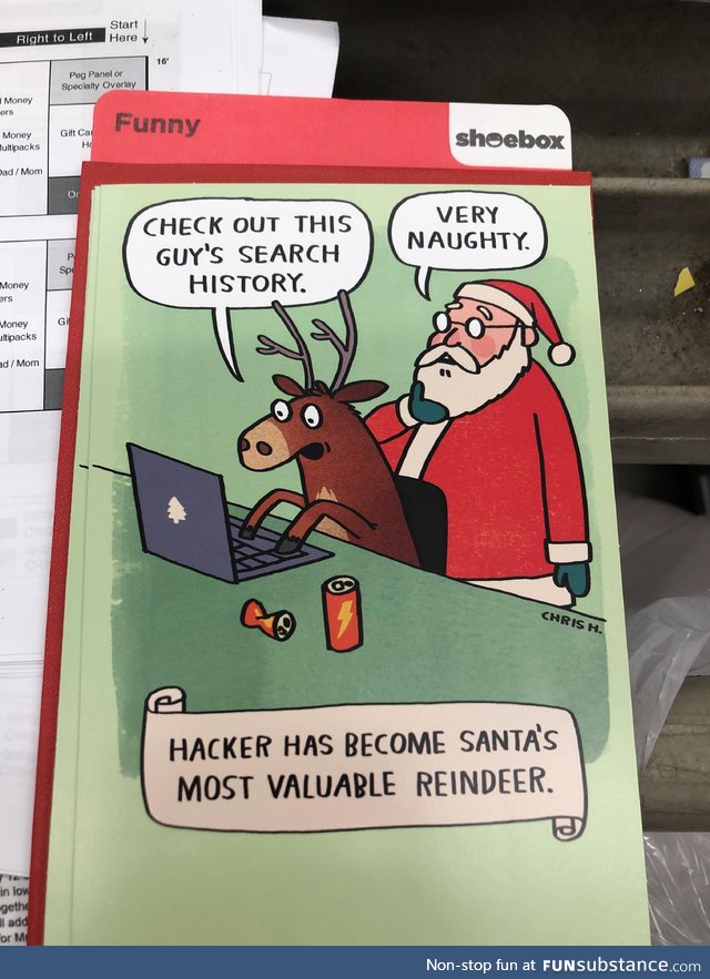 My mom puts up cards at her job and sent me this