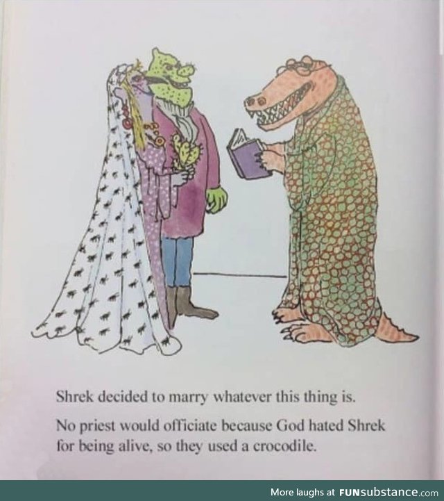 The original Shrek book was amazing