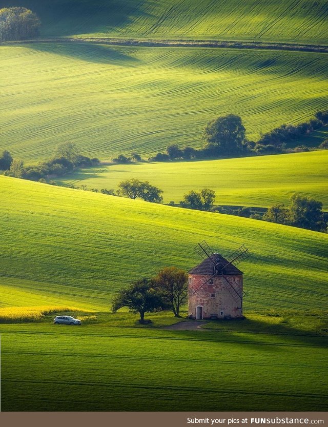 Rolling hills of Britain