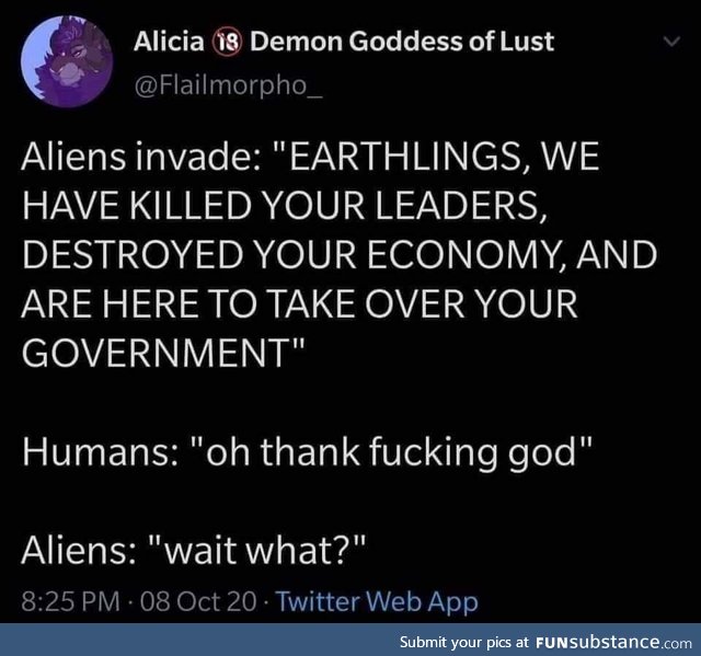 Alien invasion 2020