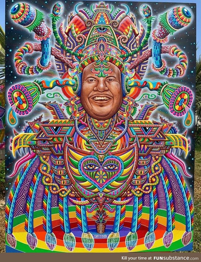 “Kausaipak“ by @chris_dyer, portrait of his spiritual healer