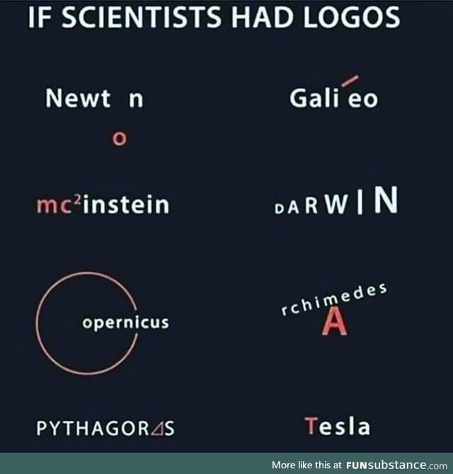 If scientists had their own logos