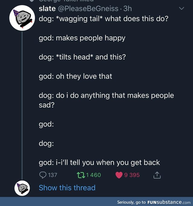 All dogs go back to heaven