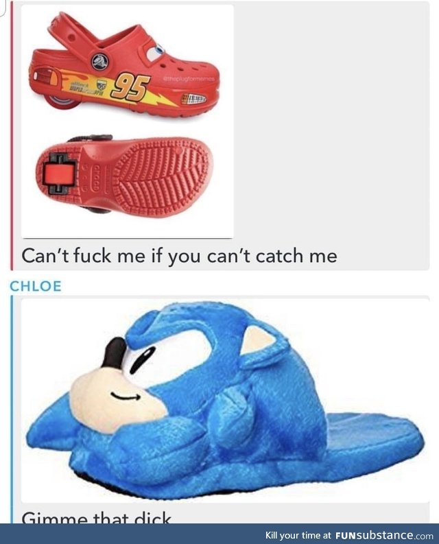 I think lighting McQueen Healy Crocs would win