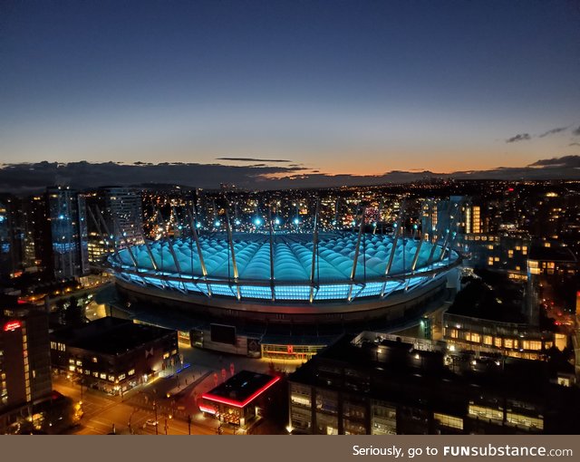 BC place Vancouver, Canada.