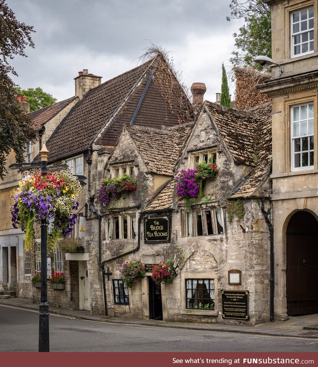 A traditional quaint British tea rooms