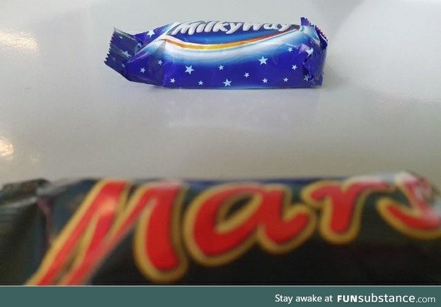 The Milky Way viewed from Mars