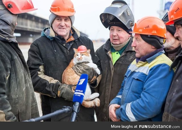 The safety officer can be bribed with high quality chicken of the sea