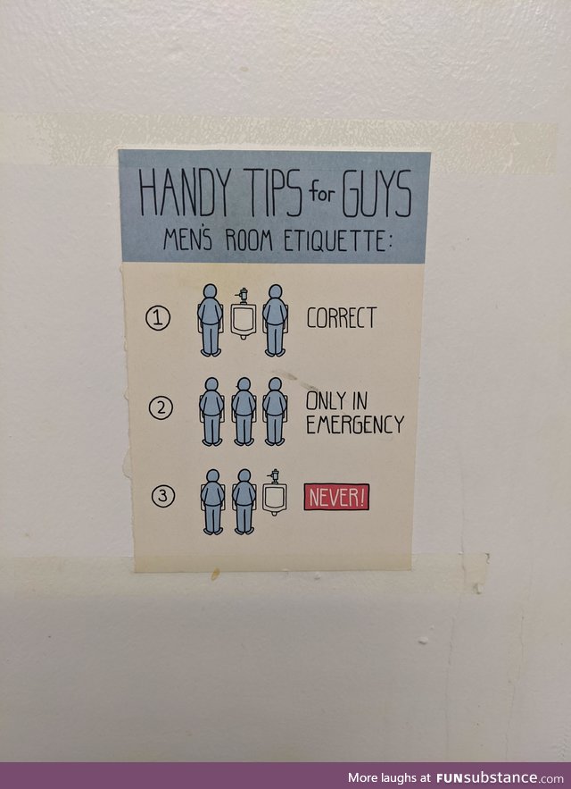 Handy tips for guys