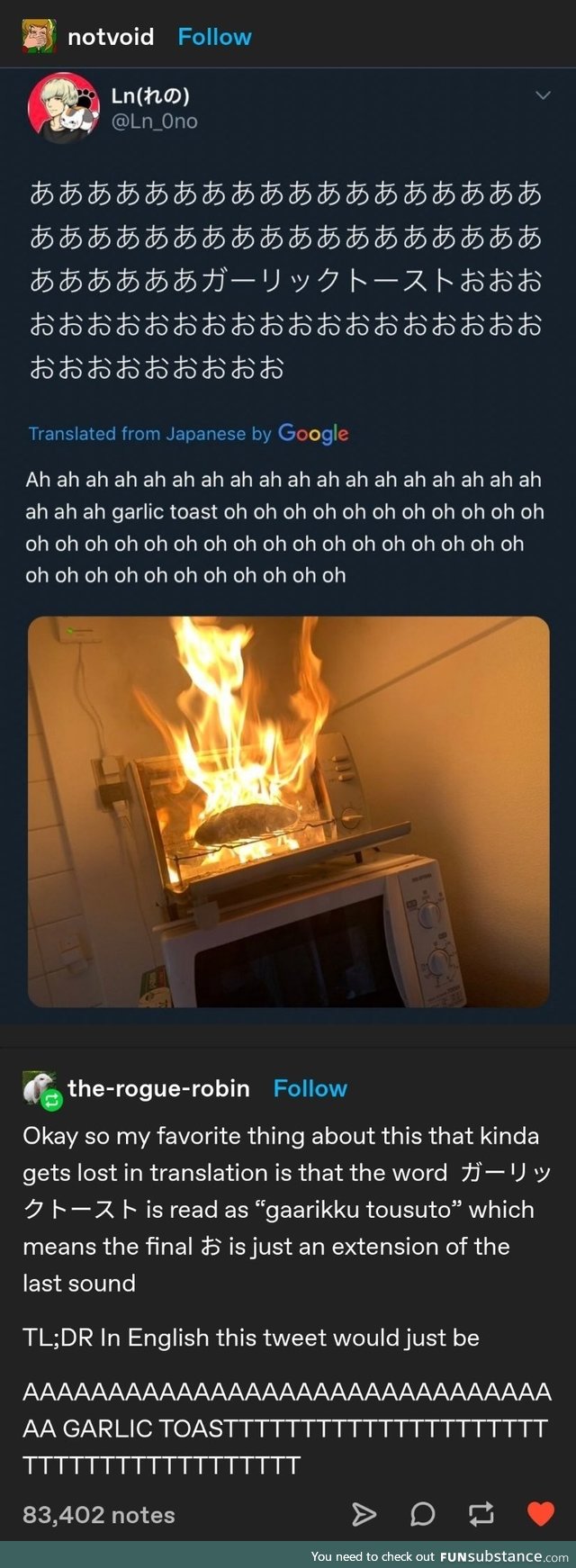 Garlic toasted