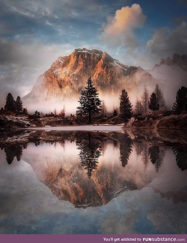 Lago di Limides Dolomite Alps, South Tyrol, Italy