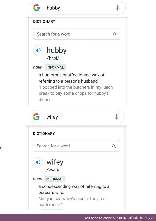 Radfem Google double standards