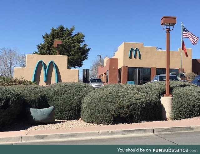 The city of Sedona, Arizona has placed restrictions on this McDonalds because they feared