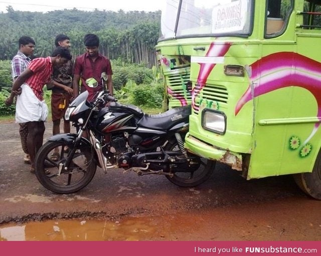 Nokia bike? Or bad luck brian bus?