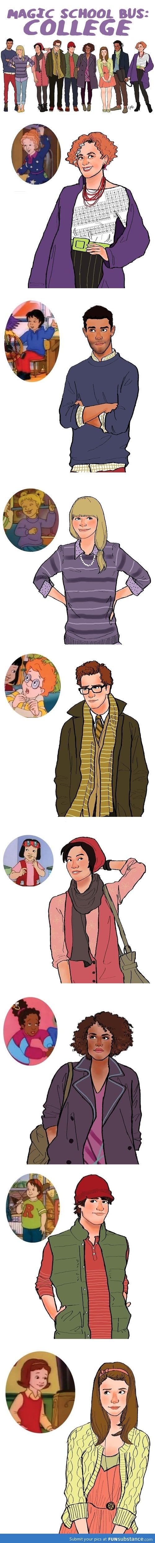 Magic School Bus Characters Grown Up