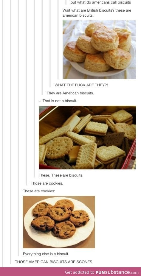 These are American biscuits