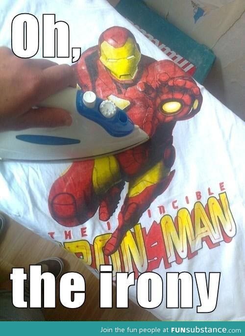 Iron irony