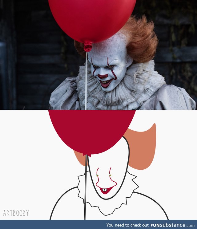 My fan art. Pennywise the Dancing Clown. I did my best! Hope you like "It"