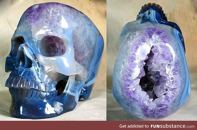 Amazing amethyst skull