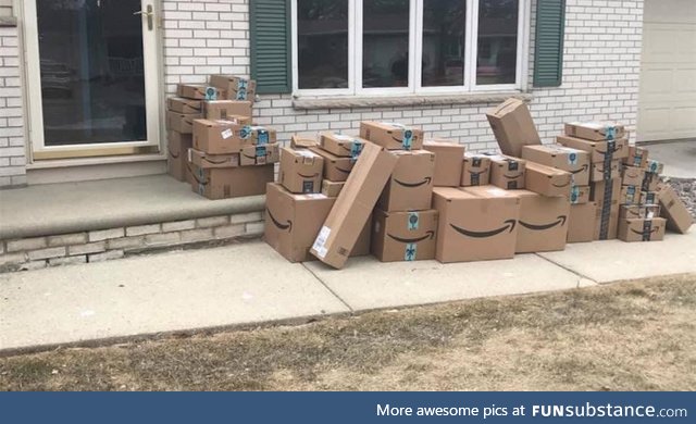 Save all your amazon boxes over the coming year and next Christmas put all of them