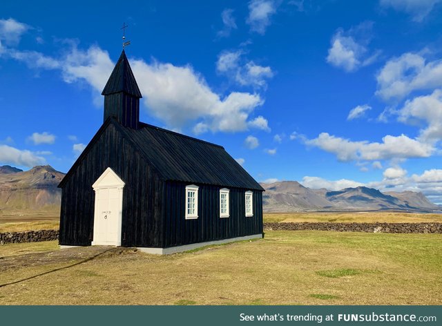 Rented a car in Iceland and drove around the island, snapped this pic at Búðir