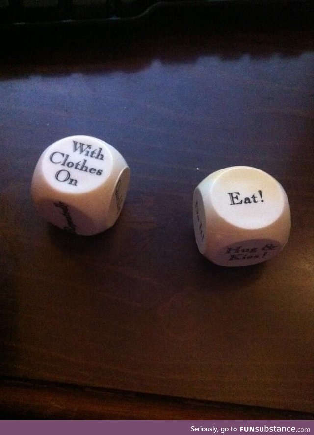 Tried some sex dice