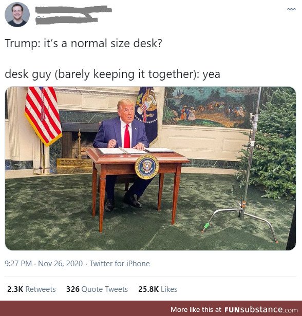 Standard issue desk