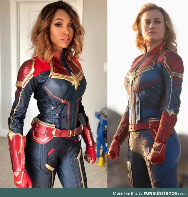 Crazy good Captain Marvel cosplay