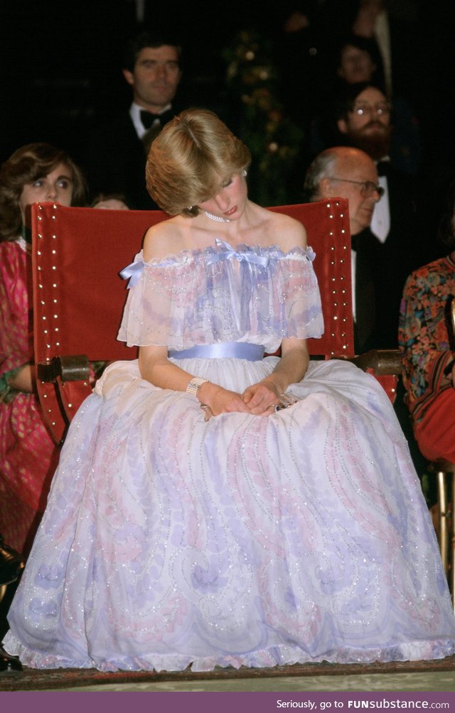 Princess Diana in 1981. The so-called, “Sleeping Beauty” photo. She was an amazing