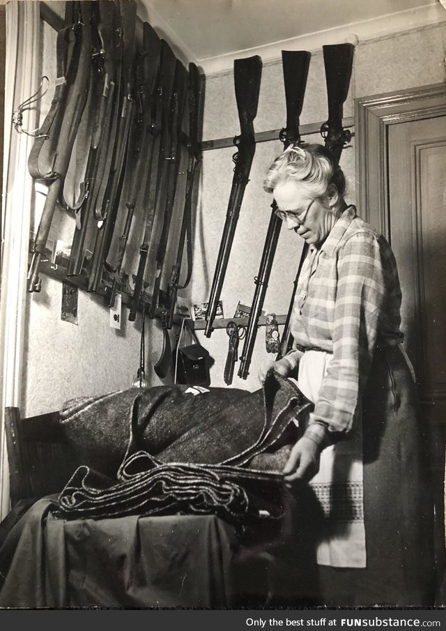 This is my great-grandmother, circa 1955