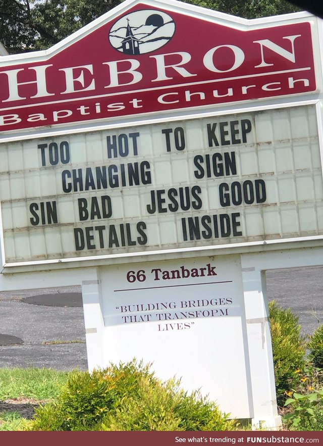 Church sign