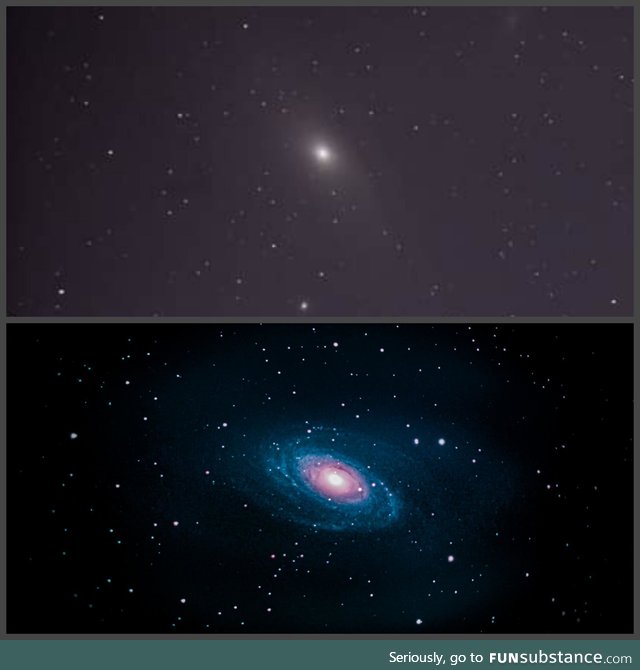 My first astrophotography photo from November compared to last nights attempt