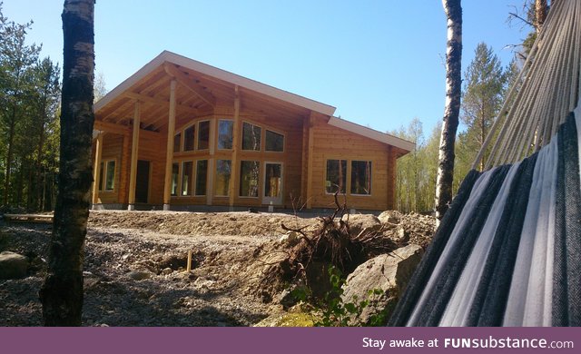 My Lodge in Finland Finally Nearing Completion