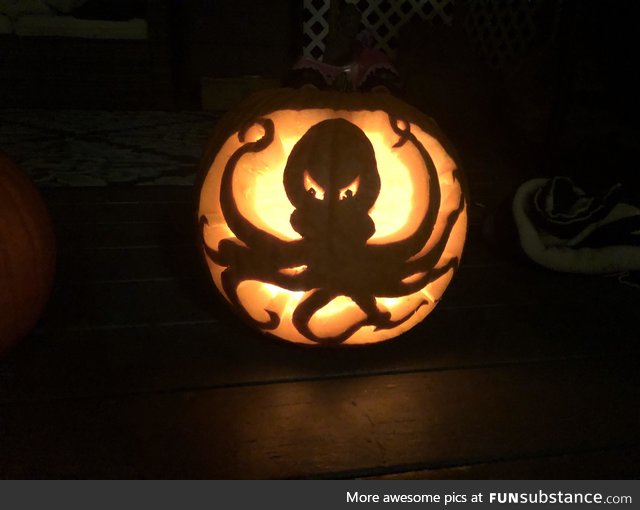 Pumpkin I carved for Halloween