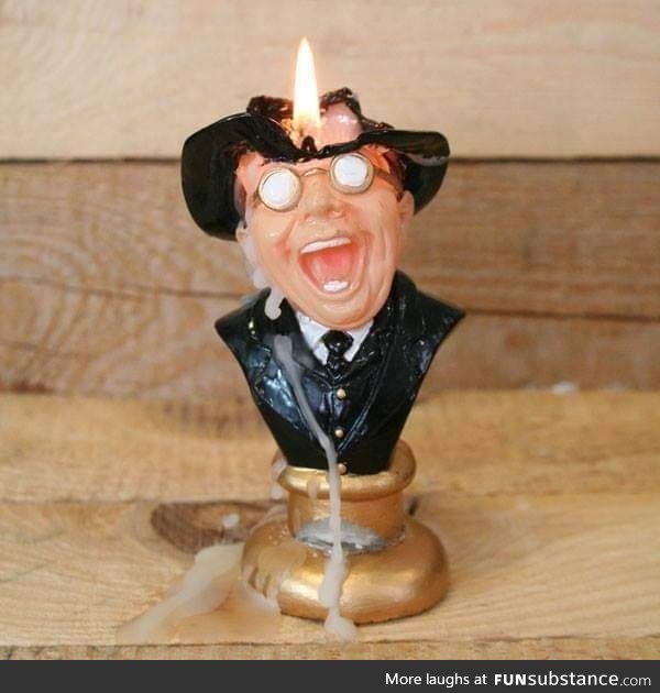 This awesome candle