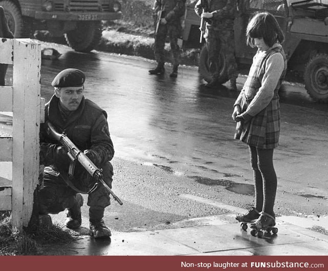 Just out for a skate, North Ireland, circa 1972