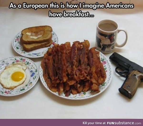 American breakfast