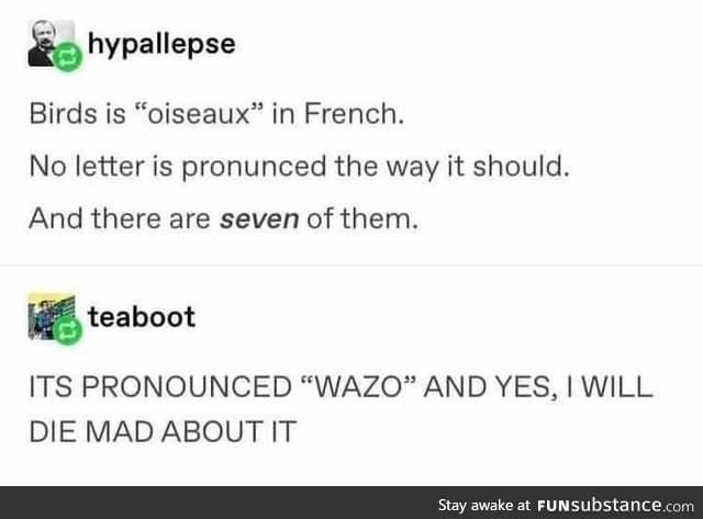 Learning French like ..