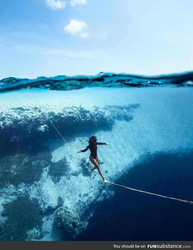 Underwater funambulism, anyone?