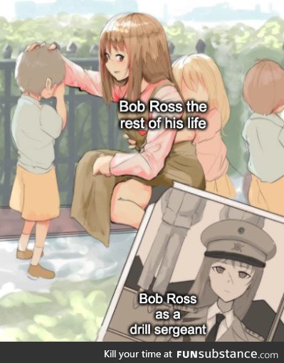 Bob Ross a bad motherfcker