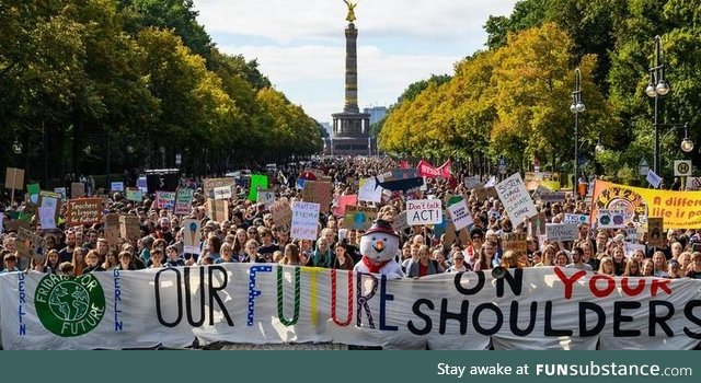 We all love Area 51 memes, but this is 270.000 people on the streets of Berlin protesting