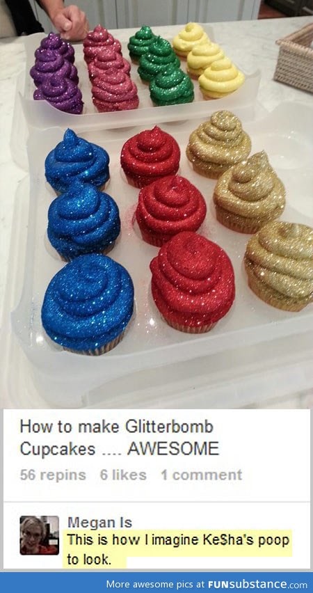 Glitter bombs