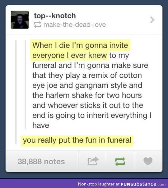 Funeral party