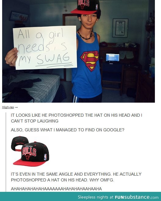 Epic swag kid fail